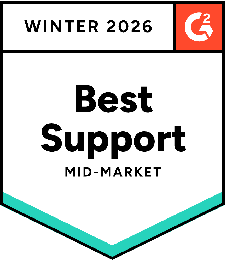 G2 Best Support, Mid-Market